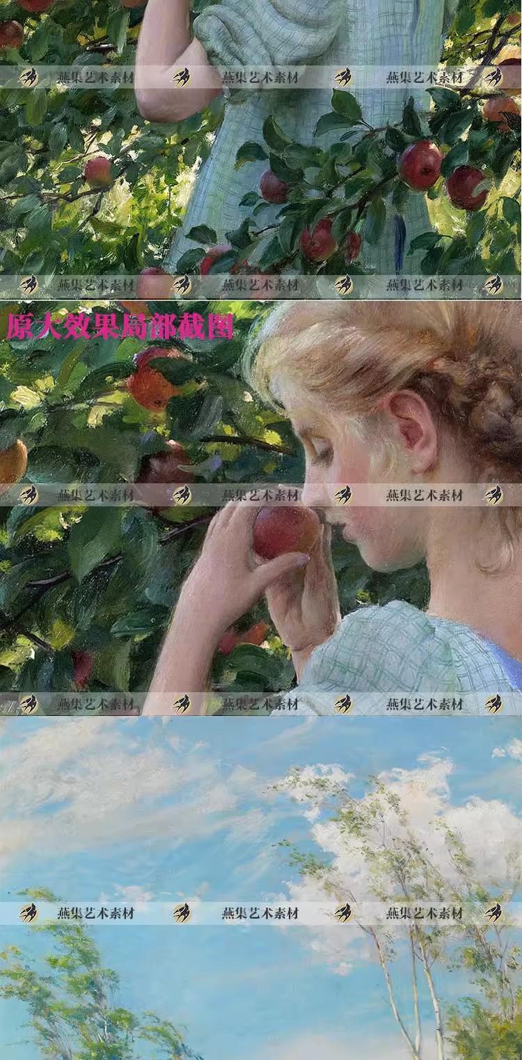 图片[3]-90幅，查尔斯柯伦Charles Courtney Curran油画作品集 绘画临摹图片素材-美肚杀分享