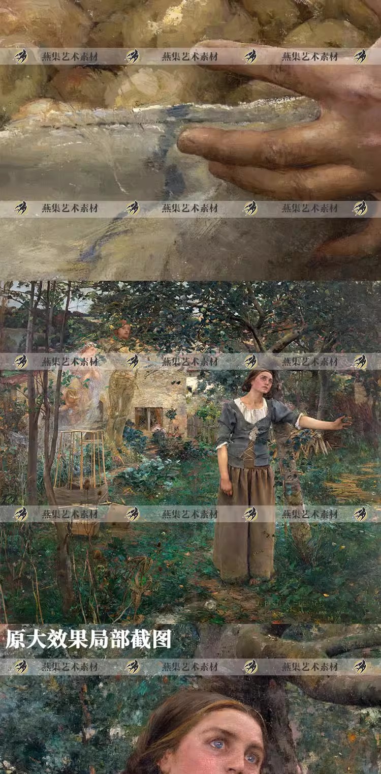 图片[4]-33幅，勒帕热Jules Bastien-Lepage油画合集人物风景静物画芯电子图素材-美肚杀分享