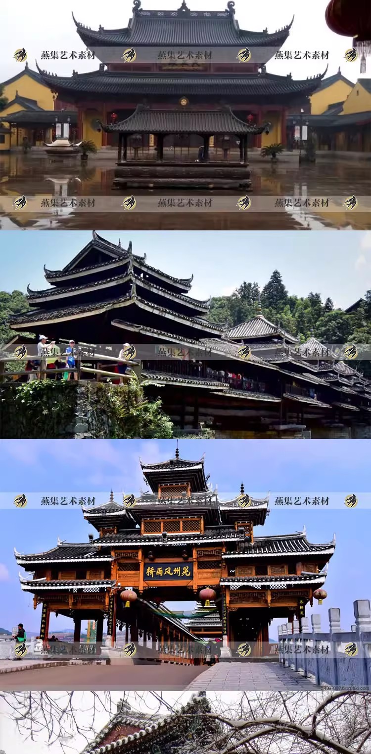 图片[4]-3400幅，中式建筑图片集中国古建筑真实参考资料游戏场景原画绘画参考素材-美肚杀分享