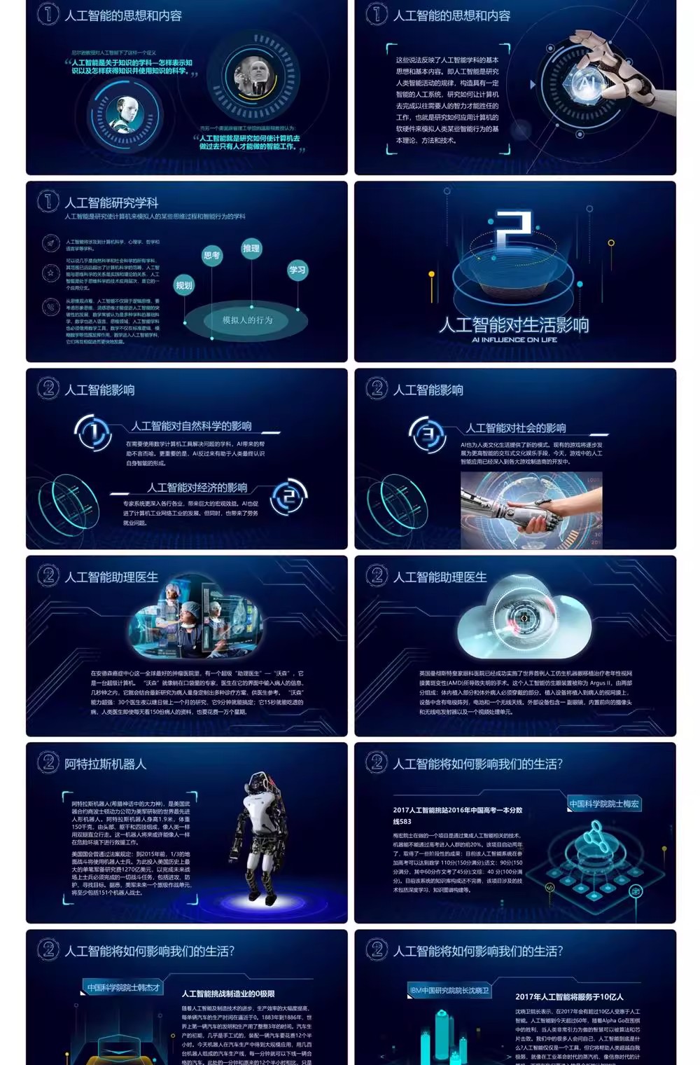 图片[2]-41 页 AI 科技风 PPT 模板有多牛？动态图表 + 智能排版，让工作总结直接碾压同事-美肚杀分享