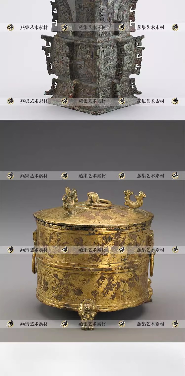 图片[4]-3213幅，馆藏青铜器金银器拍摄照片博物馆考古院高清图片参考临摹电子素材-美肚杀分享