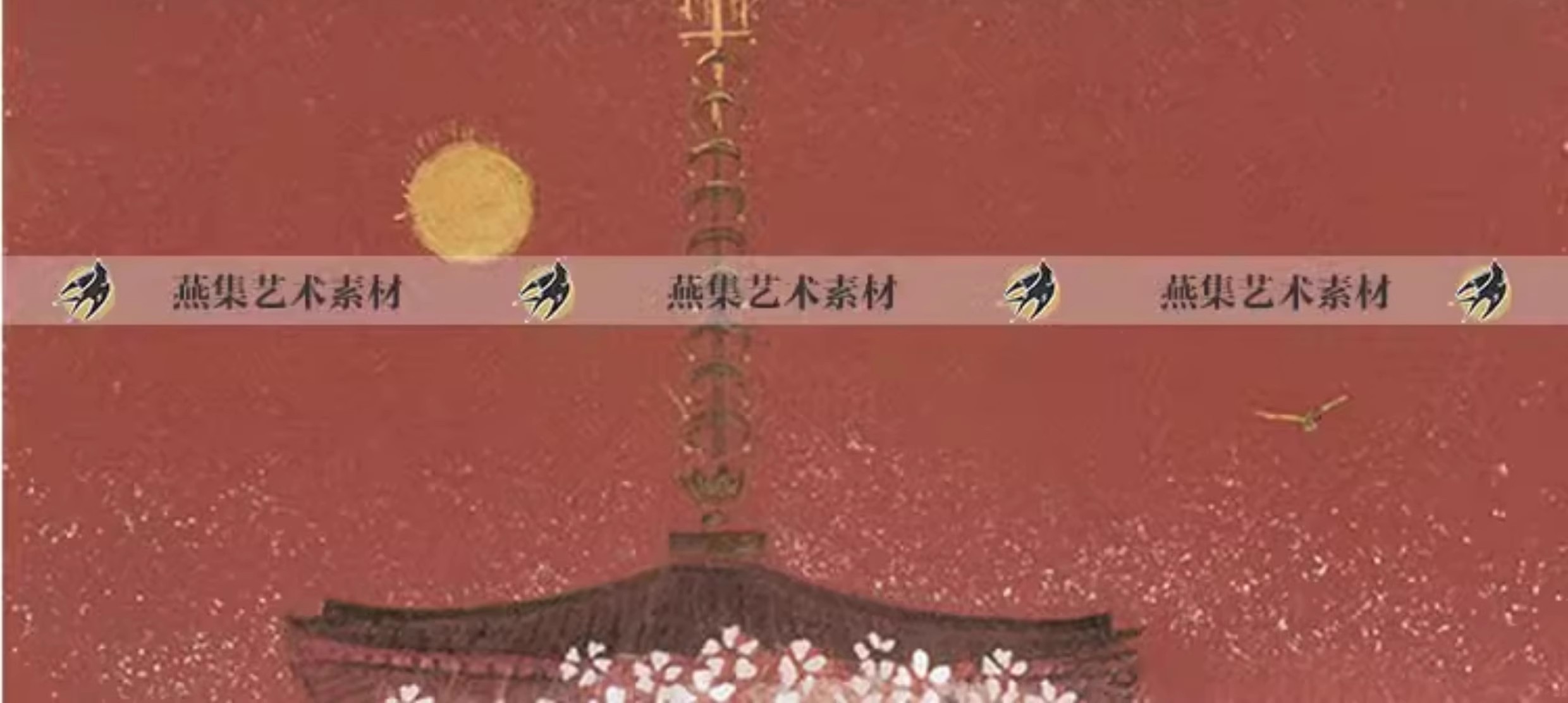 图片[3]-177幅，吉村诚司岩彩画集 日本和风唯美梦幻风景静物插画电子图片素材-美肚杀分享