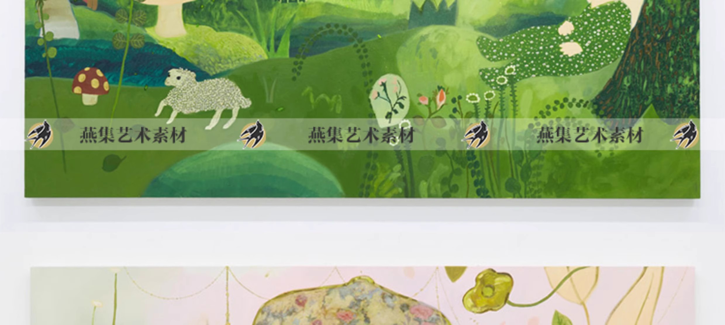 图片[3]-362幅，长井朋子日本唯美梦幻童话治愈甜美油画综合材料电子画集图片素材-美肚杀分享
