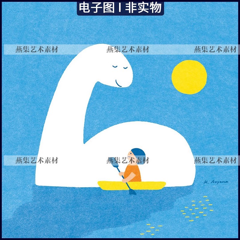 图片[2]-132张，超萌可爱治愈系生命力清新童趣aoyama插画画集临摹电子图片素材-美肚杀分享