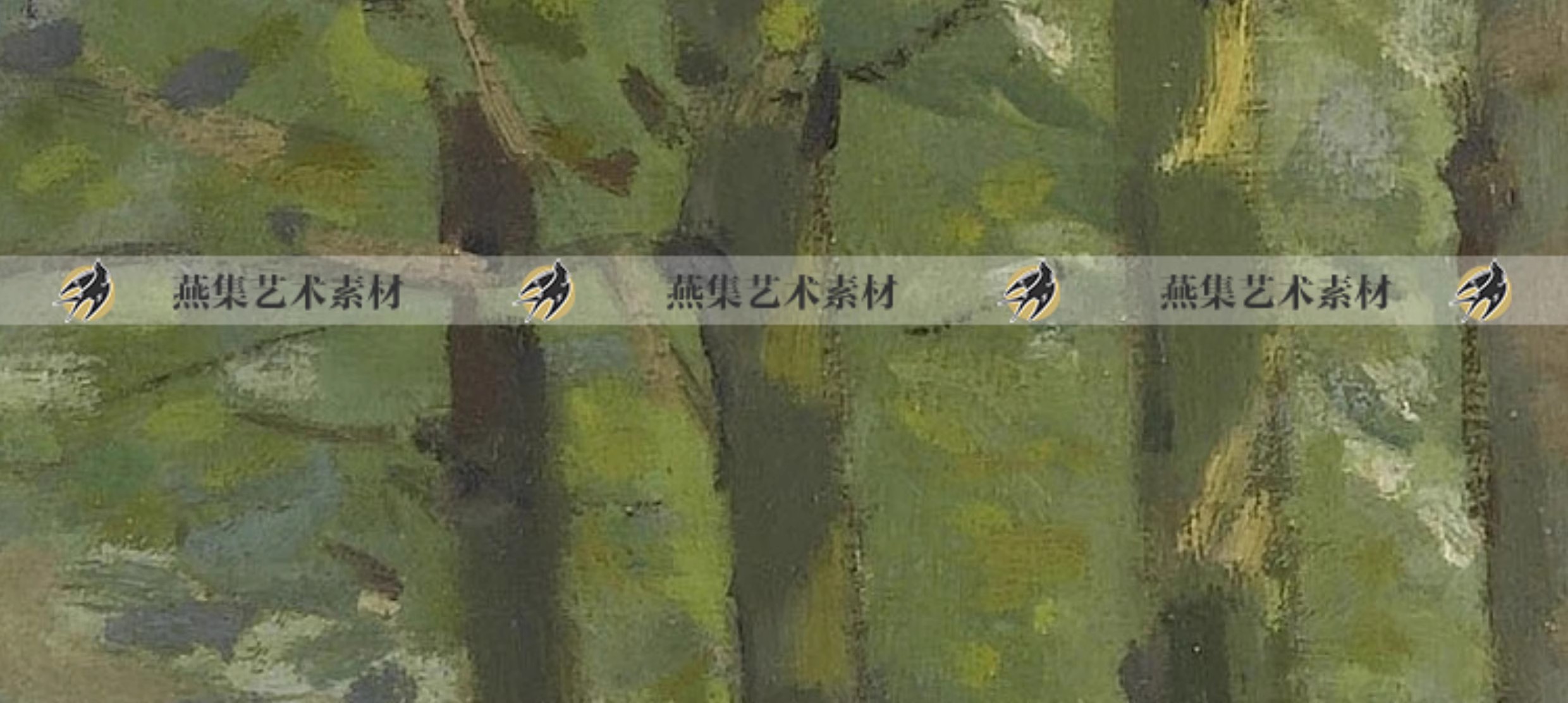 图片[3]-127幅，西斯莱油画作品高清图集 印象派风景绘画参考画册JPG大图画芯素材-美肚杀分享
