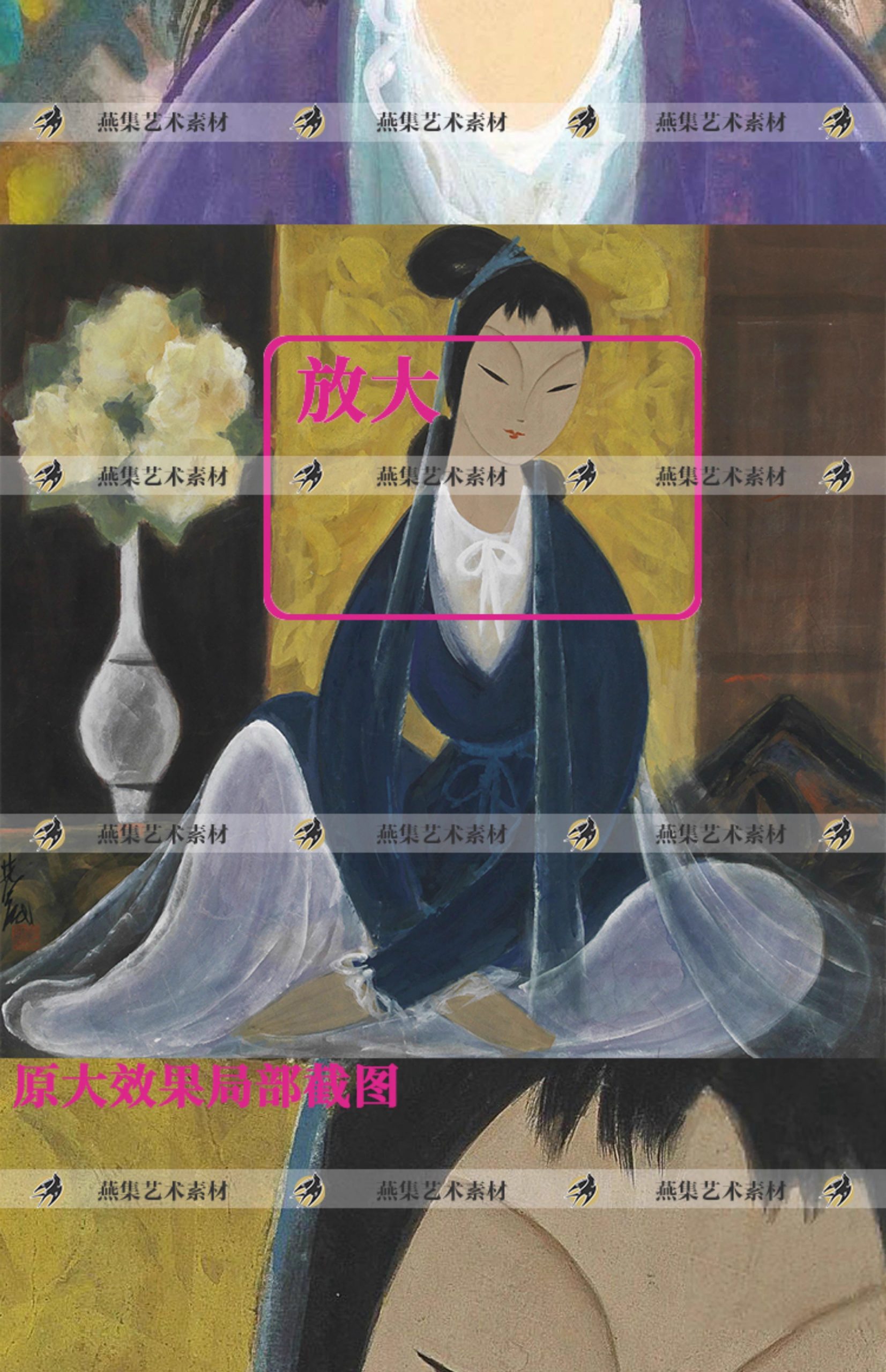 图片[4]-林风眠油画水墨画合集人物风景静物218幅高清电子版画芯临摹素材-美肚杀分享