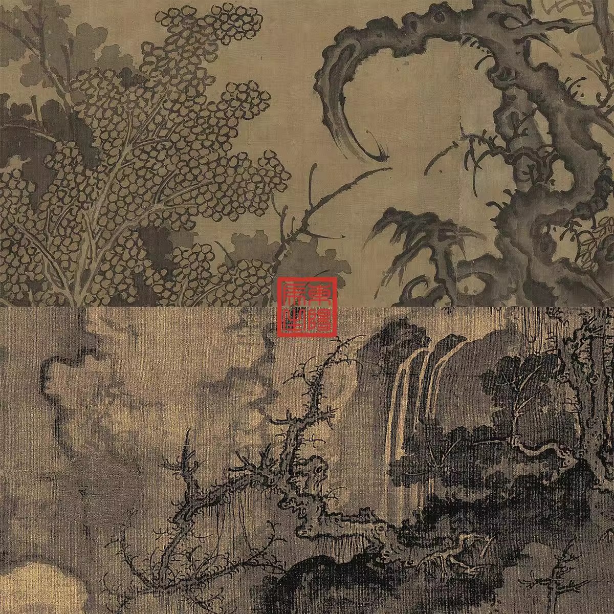图片[4]-35幅，北宋 郭熙绘画作品合集 窠石平远图幽谷图早春图高清国画图片素材-美肚杀分享