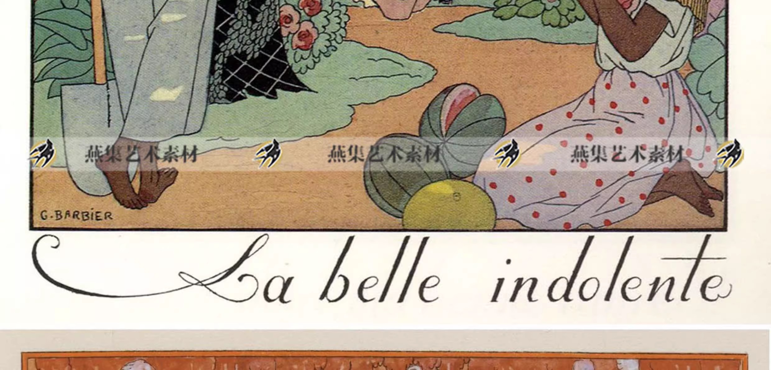图片[7]-244幅，乔治巴比尔George Barbier法国装饰Art Deco艺术插画设计参考素材-美肚杀分享