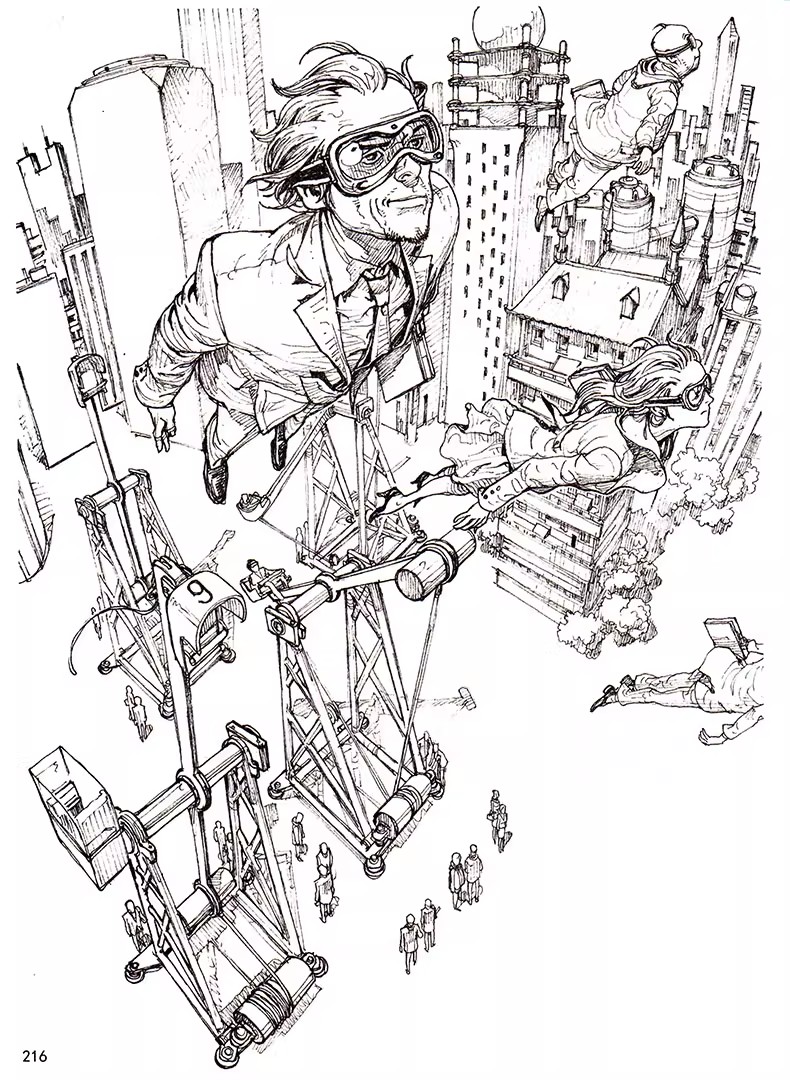 图片[5]-金政基速写线描稿手稿图集 视频教程动画插画临摹电子图片素材-美肚杀分享