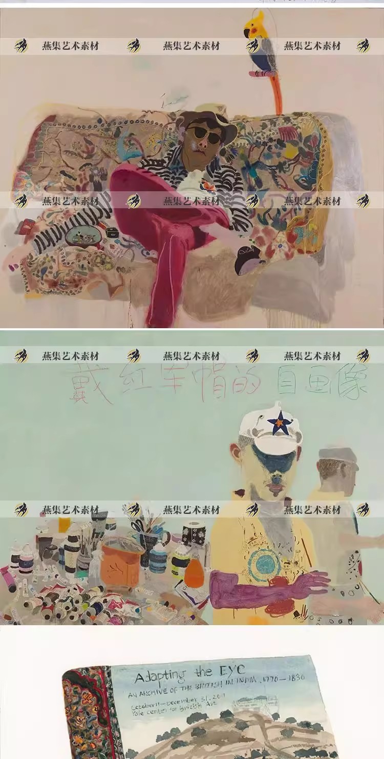 图片[6]-355幅，张央美王玉平教授油画作品集 北京趣味小画电子版图片临摹素材-美肚杀分享