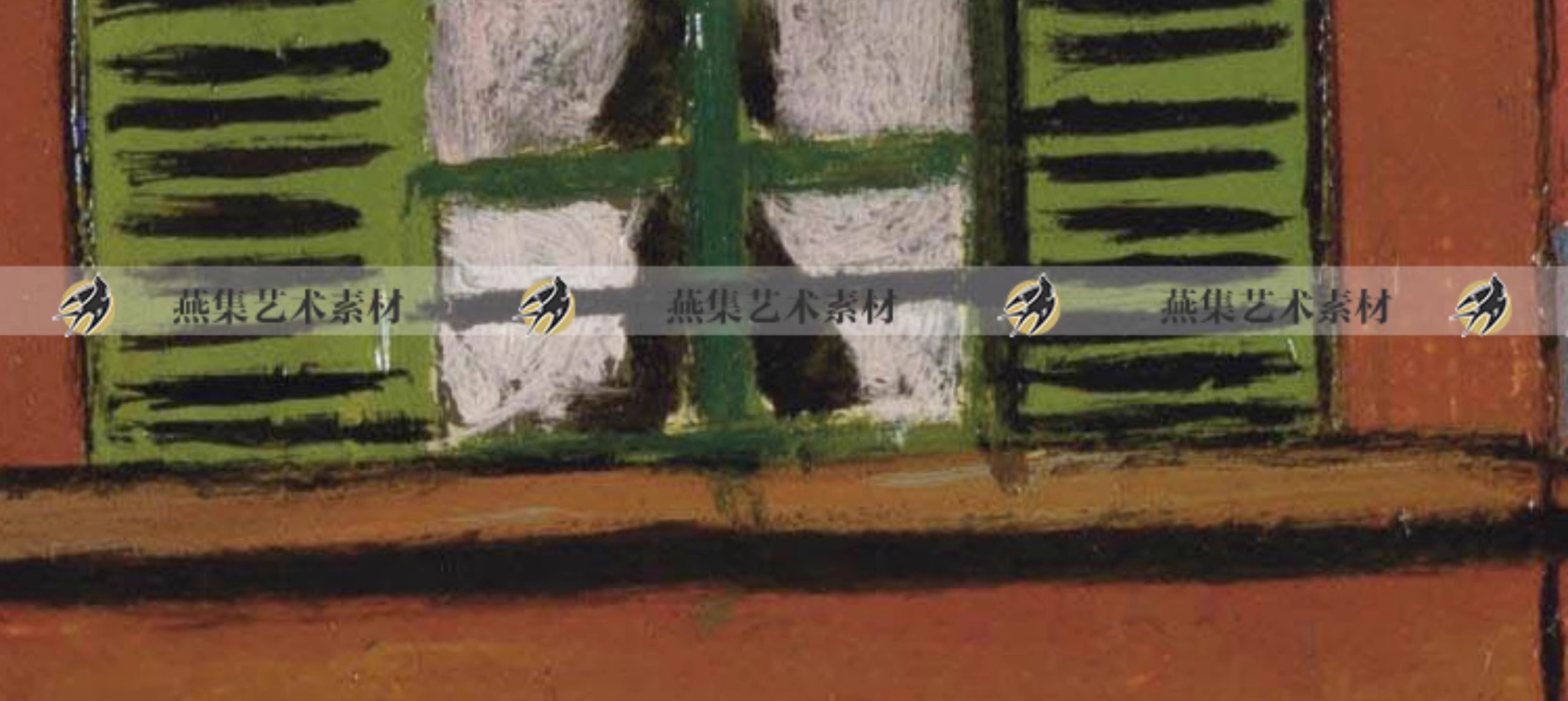 图片[5]-331幅，莫里斯郁特里罗Maurice Utrillo 尤特里罗油画建筑风景画临摹素材-美肚杀分享