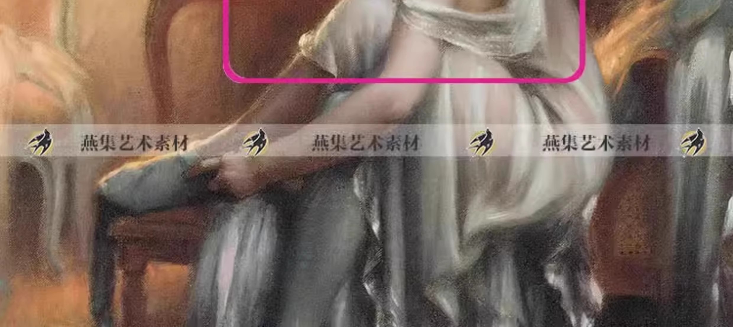 图片[5]-84幅，恩霍拉斯Delphin Enjolras油画作品女性人物人体绘画临摹图片素材-美肚杀分享