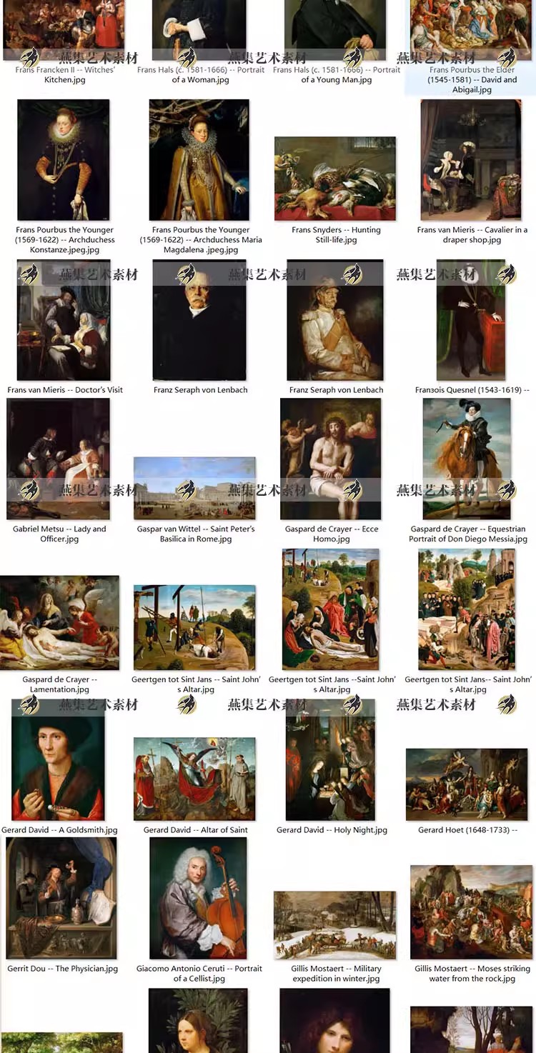 图片[6]-760幅，奥地利维也纳艺术史博物馆收藏大师作品高清电子版大图片临摹素材-美肚杀分享