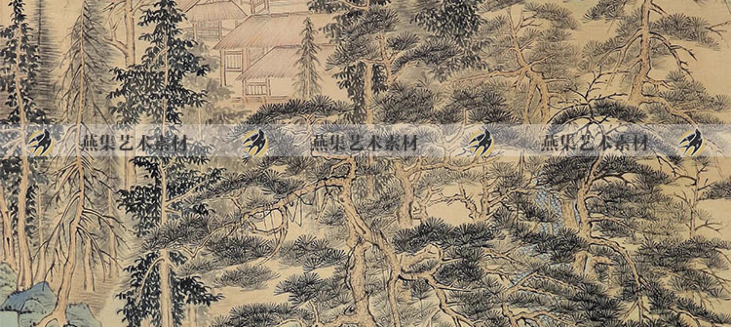 图片[5]-陈少梅绘画合集 国画工笔花鸟人物风景静物素材 69幅高清电子版-美肚杀分享