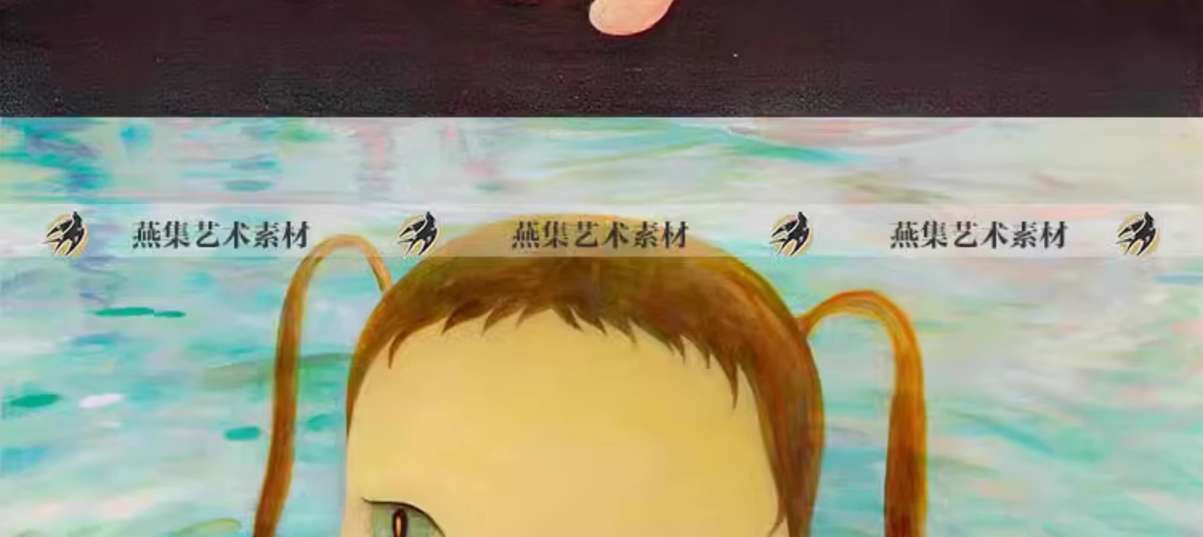 图片[5]-594张，奈良美智绘画集梦游娃娃日本插画卡通画芯高清素材电子版画册图库-美肚杀分享
