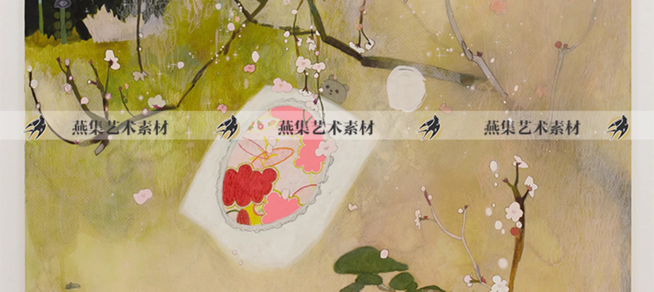 图片[5]-362幅，长井朋子日本唯美梦幻童话治愈甜美油画综合材料电子画集图片素材-美肚杀分享
