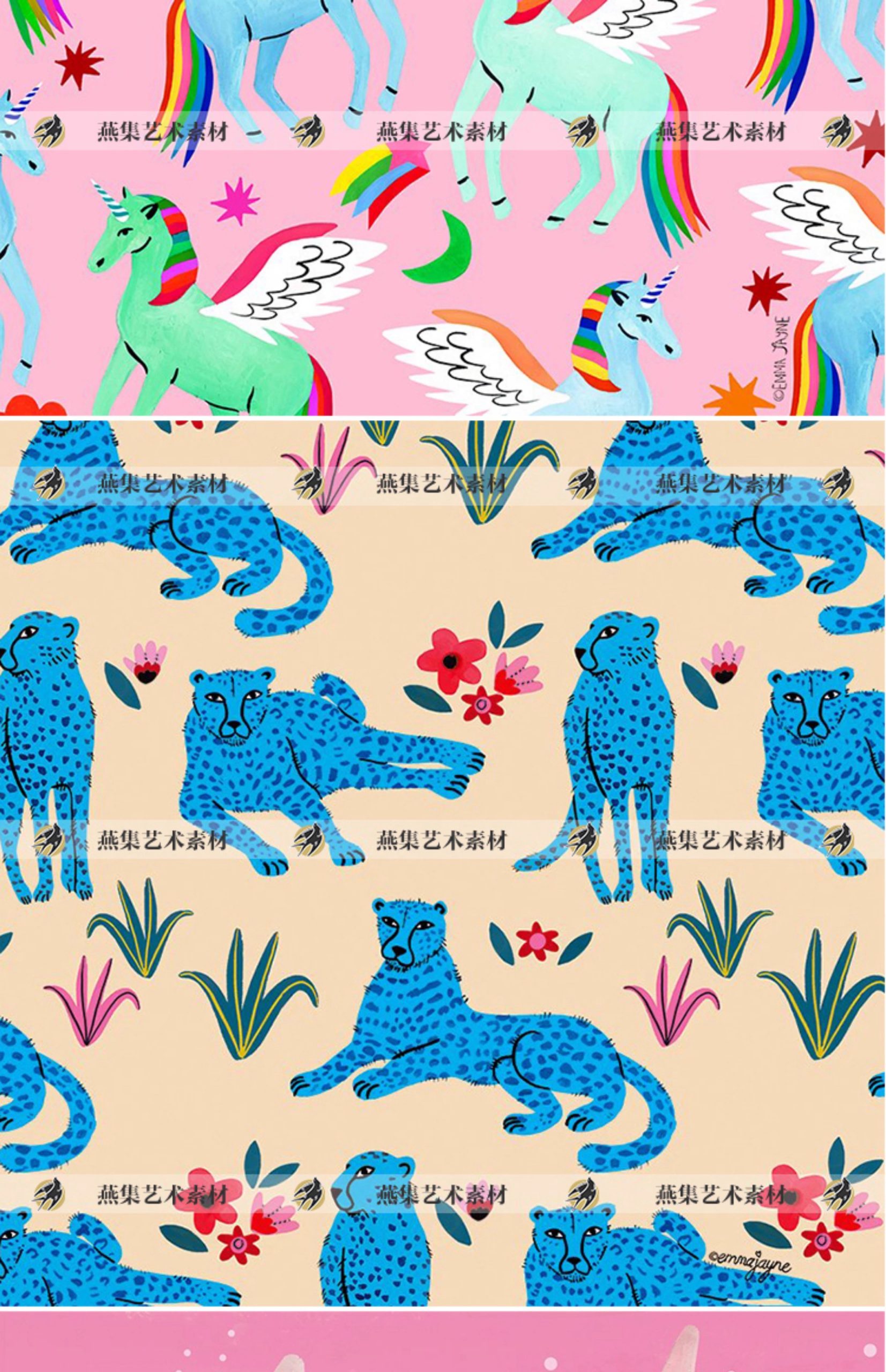 图片[6]-727幅，儿童插画师Emma Jayne海底世界动物植物图案色彩电子版图片素材-美肚杀分享