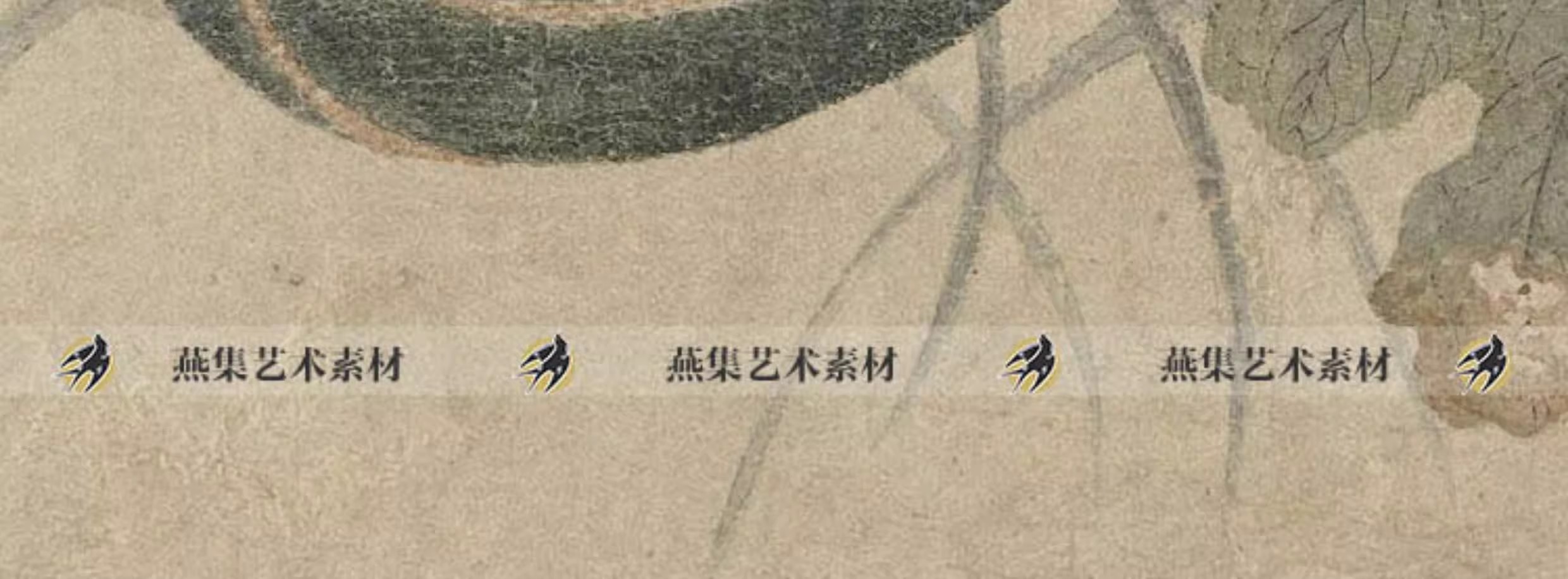 图片[7]-78幅，元钱选绘画作品合集八花图草虫图秋江待渡图幽居山居图高清图素材-美肚杀分享