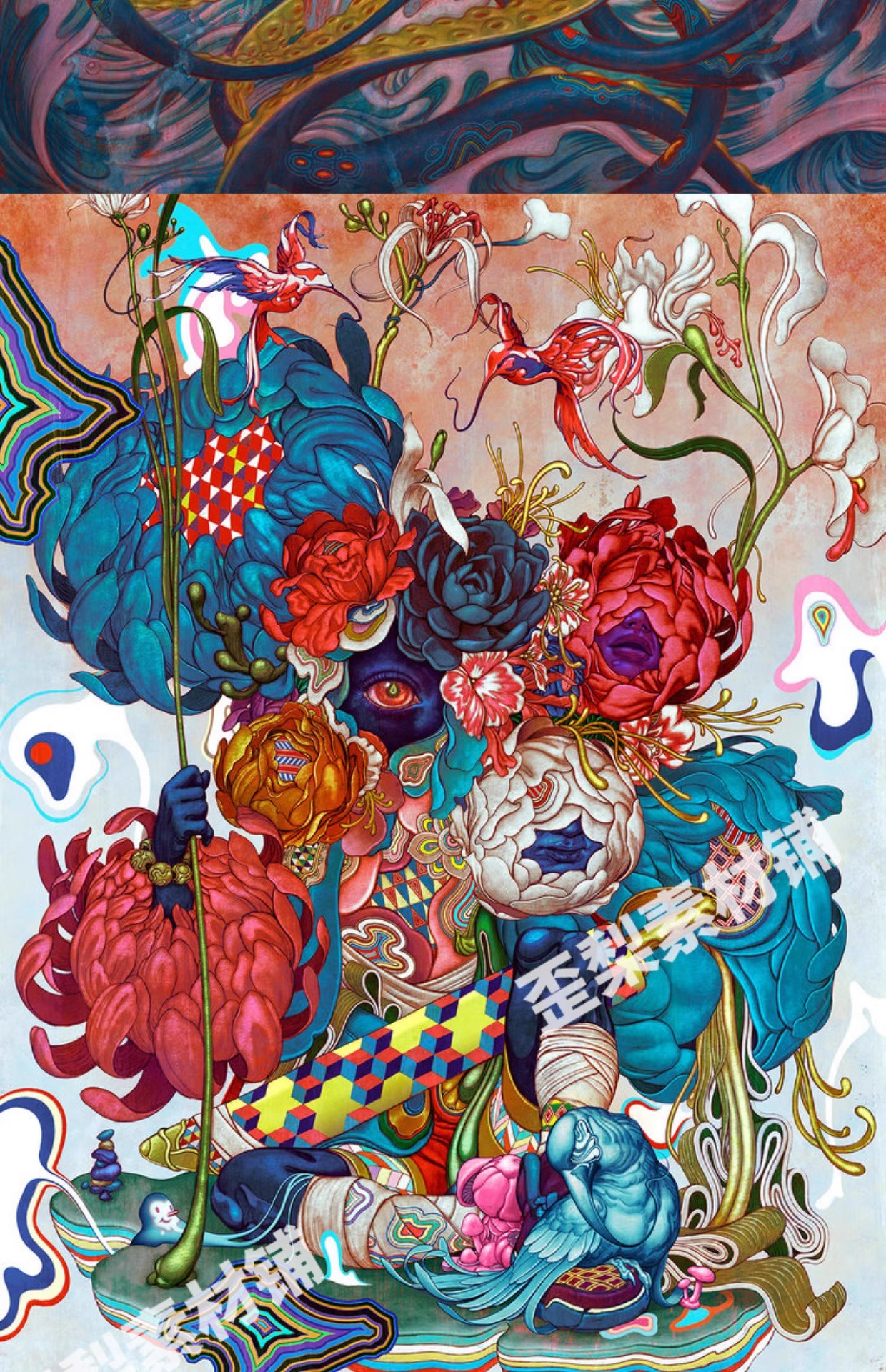 图片[6]-1070张，詹姆士·简James Jean怪诞创意插画集手绘稿绘画临摹电子图片素材-美肚杀分享