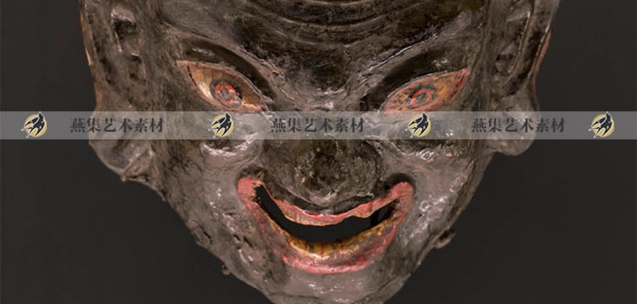 图片[7]-130幅，藏族傩戏中国传统少数民族民间民俗傩祭藏戏祭祀面具参考高清素材-美肚杀分享