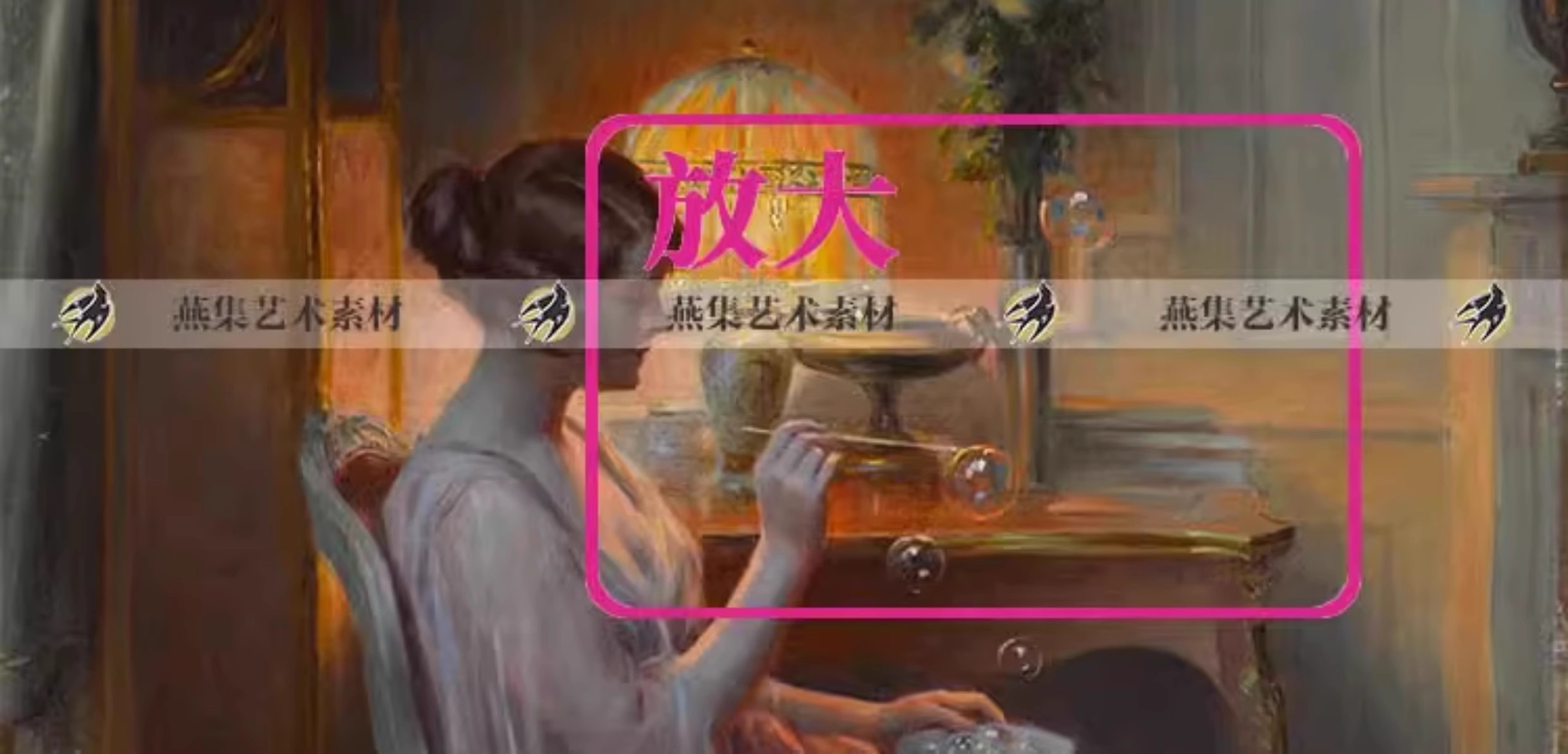 图片[7]-84幅，恩霍拉斯Delphin Enjolras油画作品女性人物人体绘画临摹图片素材-美肚杀分享