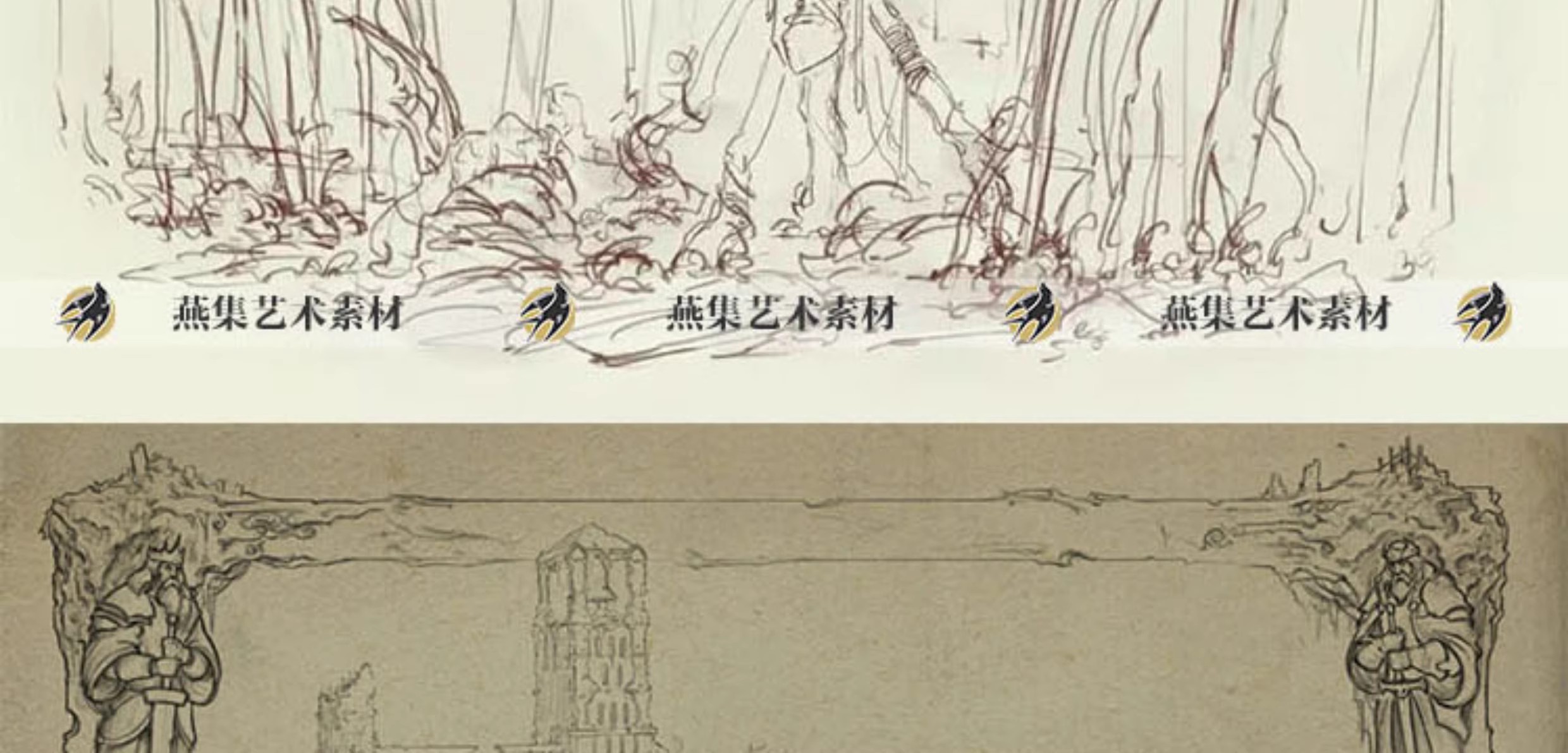 图片[7]-225幅，Timofey Stepanov线稿手绘上色流程图原画 PS绘画笔刷psd高清素材-美肚杀分享