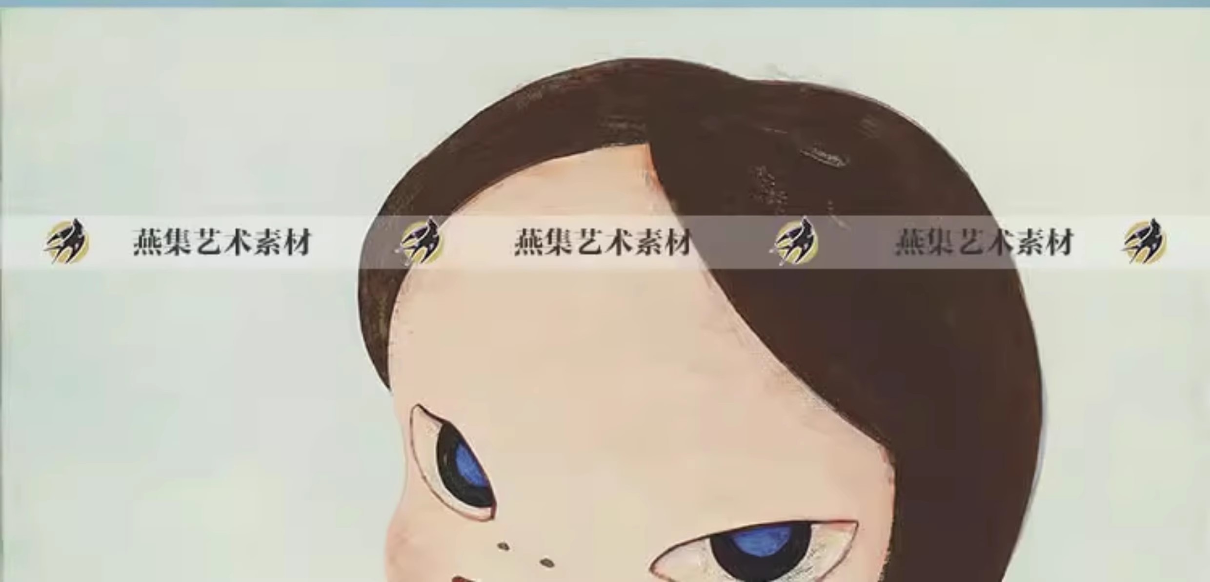 图片[7]-594张，奈良美智绘画集梦游娃娃日本插画卡通画芯高清素材电子版画册图库-美肚杀分享