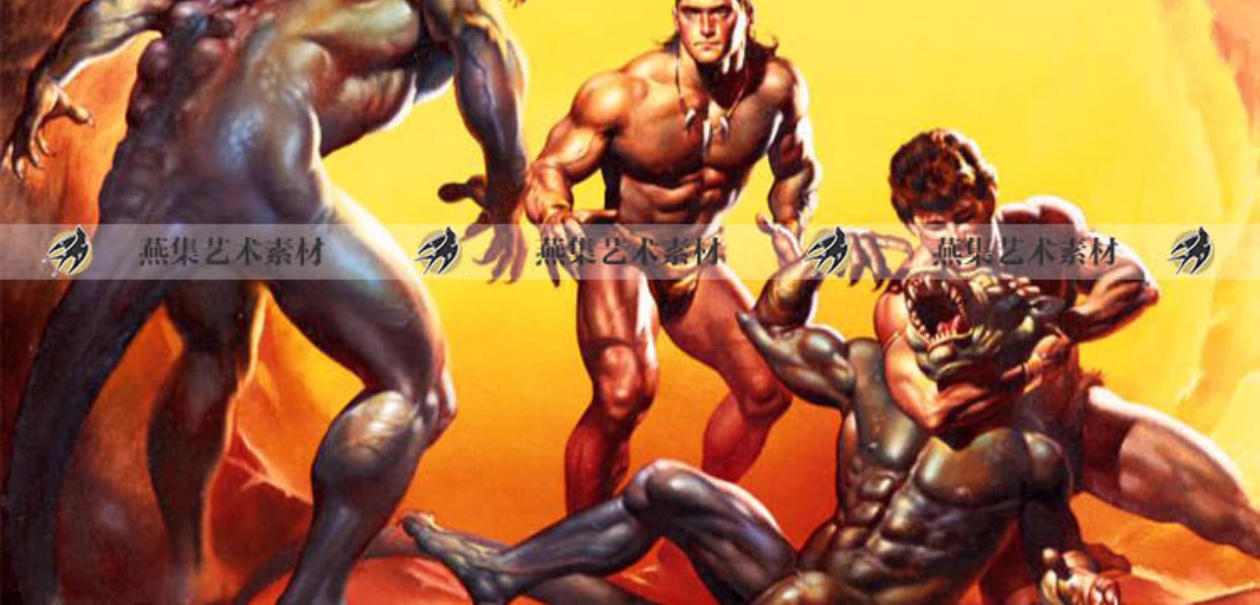 图片[7]-1000幅，Boris Vallejo艺术CG科幻插画 幻想英雄美女角色设定美术资料素材-美肚杀分享