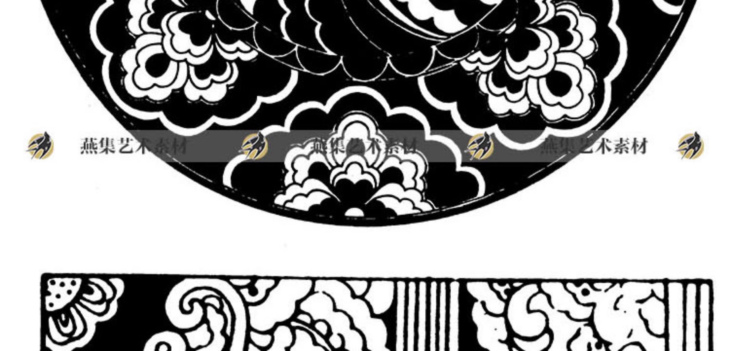 图片[7]-250款，中国唐代唐朝隋唐五代十国敦煌藻井电子版纹样AI矢量图案素材图片-美肚杀分享