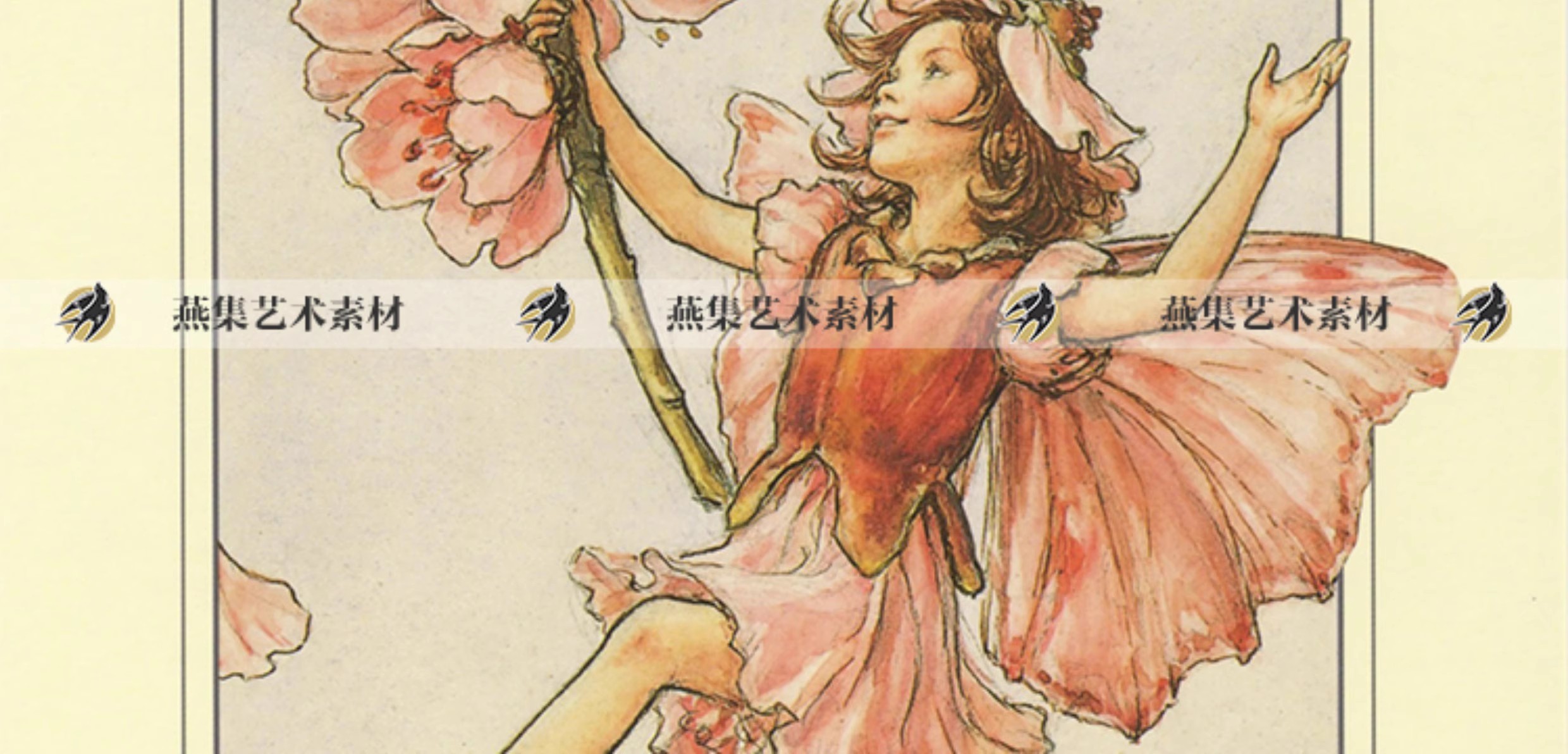图片[7]-576幅，Cicely Mary Barker可爱童趣花仙手帐 复古童话插画参考电子素材-美肚杀分享