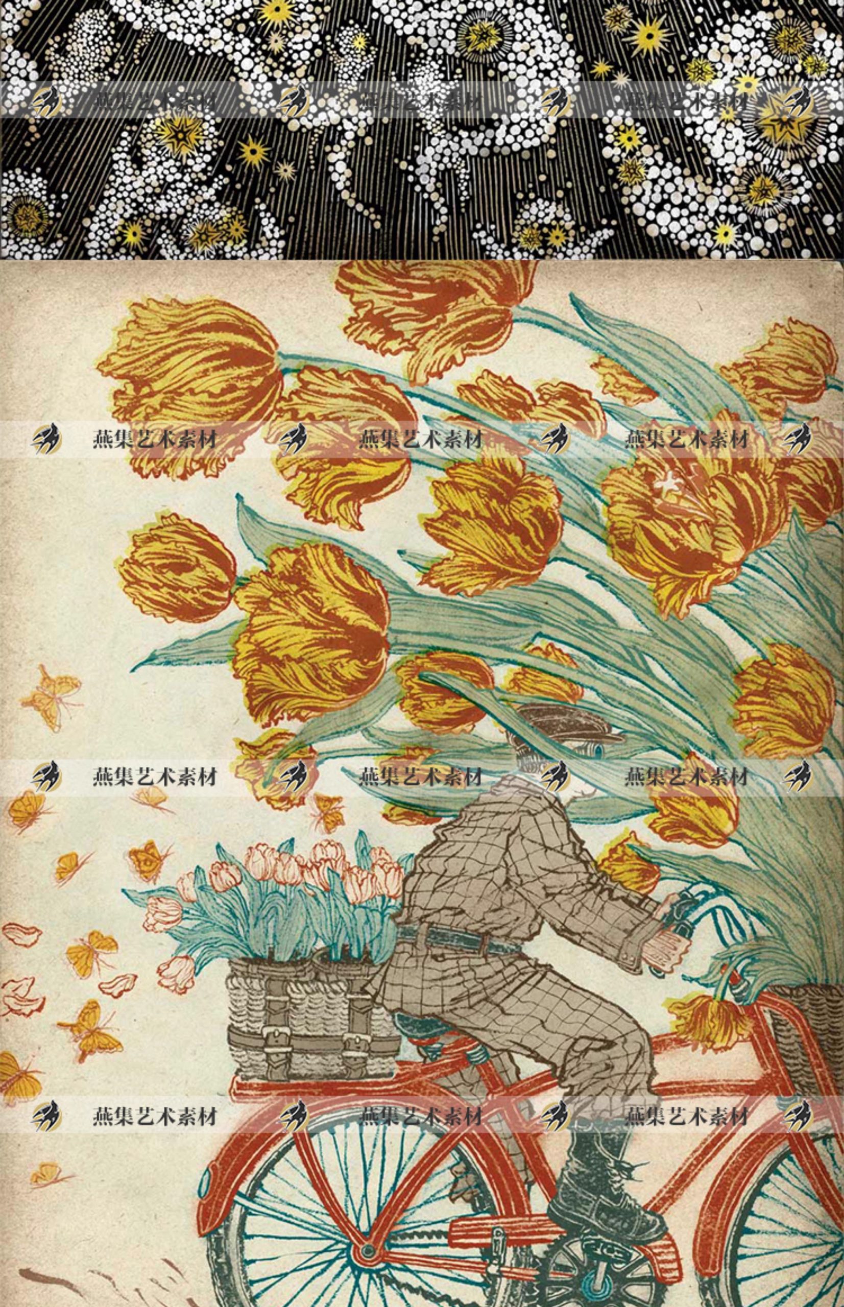 图片[8]-2240幅，清水裕子Yuko Shimizu插画合集 浮世绘线稿草图绘画艺术素材图片-美肚杀分享