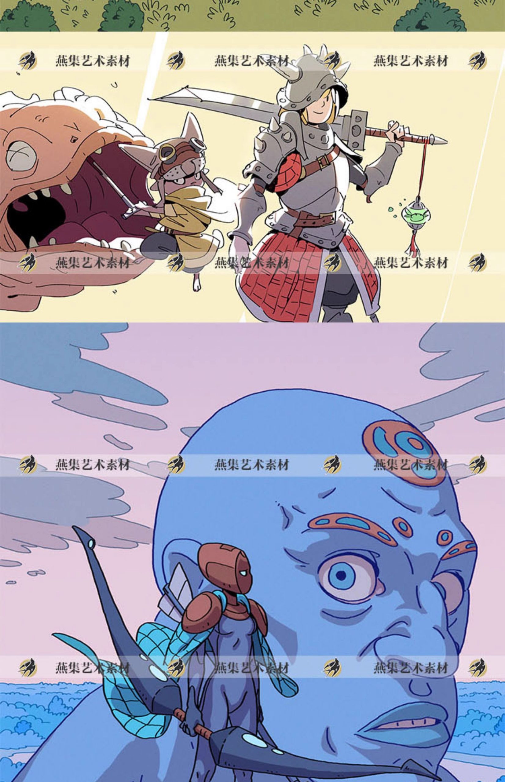 图片[8]-220幅，德国插画师Varguy奇幻场景插画图集动漫设计临摹参考电子图片素材-美肚杀分享