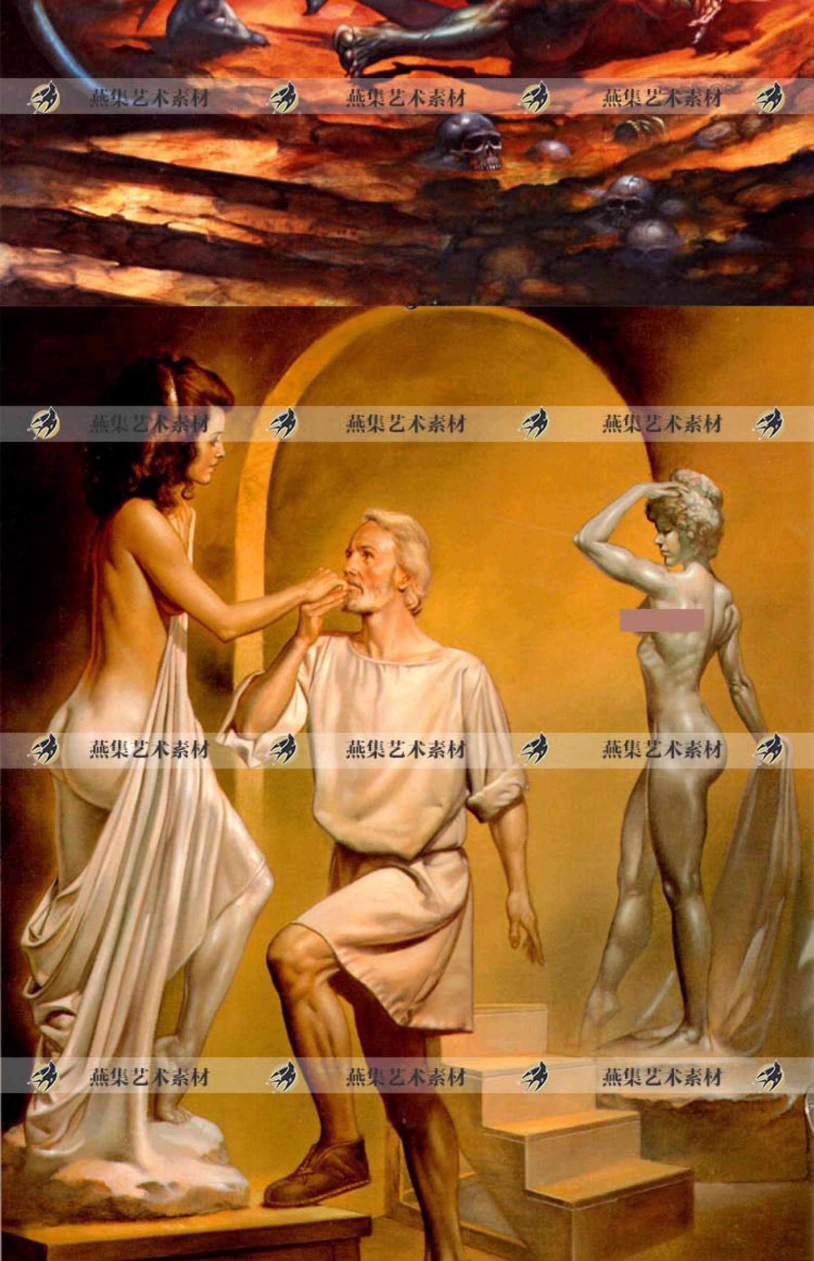 图片[8]-1000幅，Boris Vallejo艺术CG科幻插画 幻想英雄美女角色设定美术资料素材-美肚杀分享