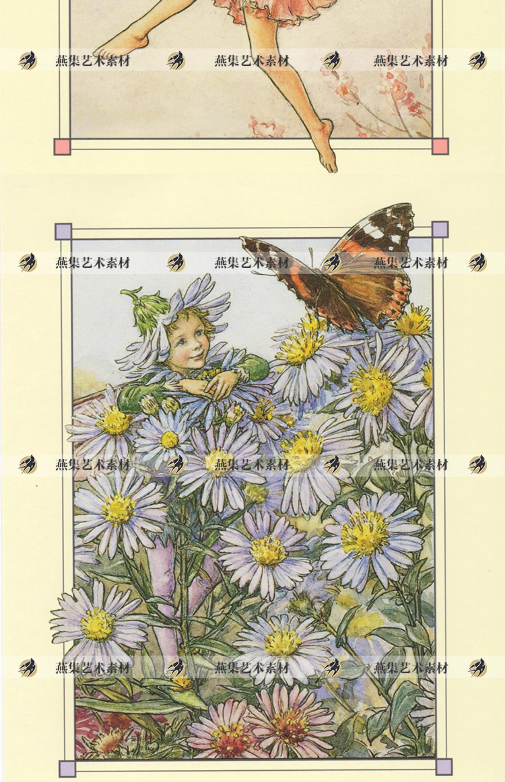 图片[8]-576幅，Cicely Mary Barker可爱童趣花仙手帐 复古童话插画参考电子素材-美肚杀分享