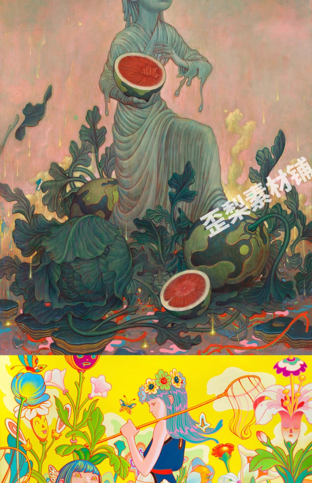 图片[8]-1070张，詹姆士·简James Jean怪诞创意插画集手绘稿绘画临摹电子图片素材-美肚杀分享