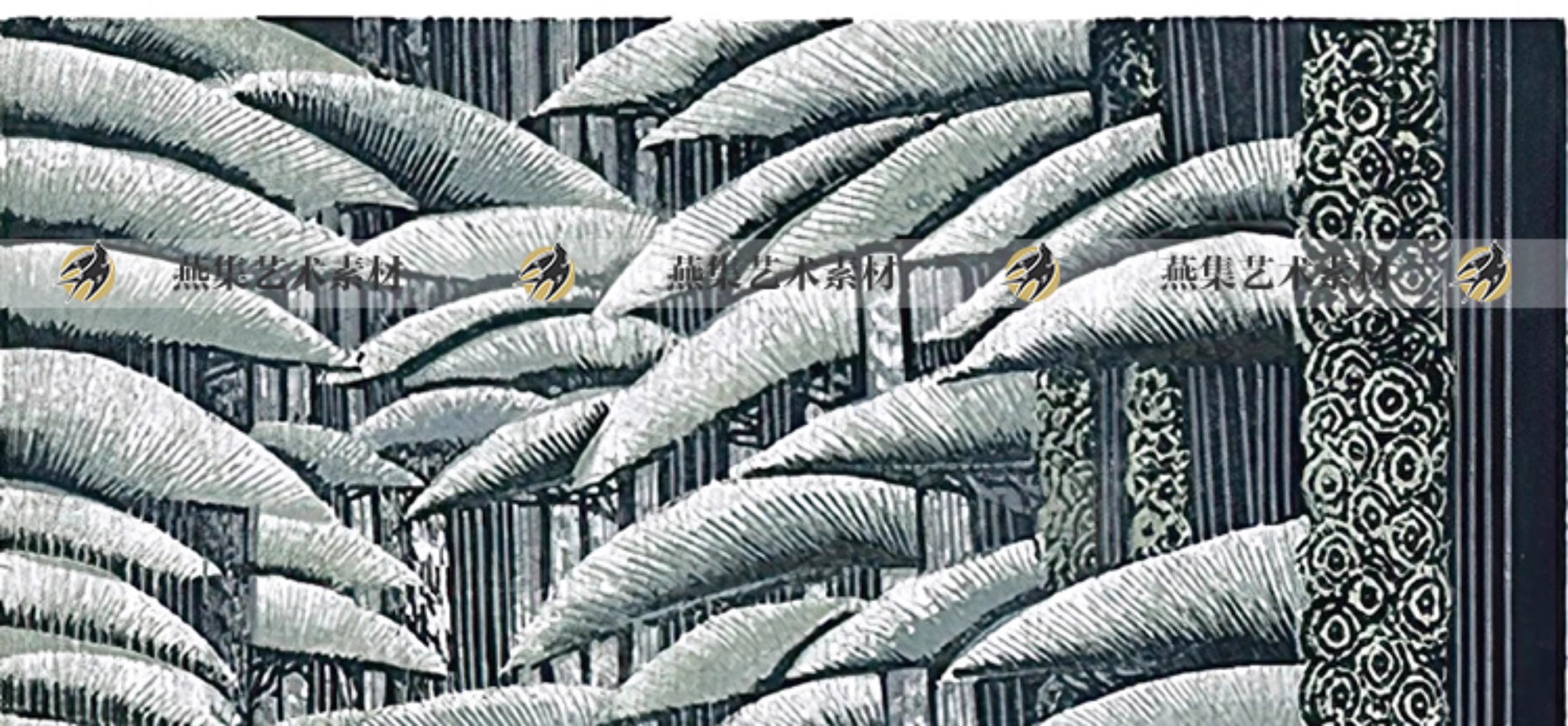 图片[9]-185幅，雷森村Ray Morimura日本木版画浮世绘风景装饰画木刻参考图片素材-美肚杀分享