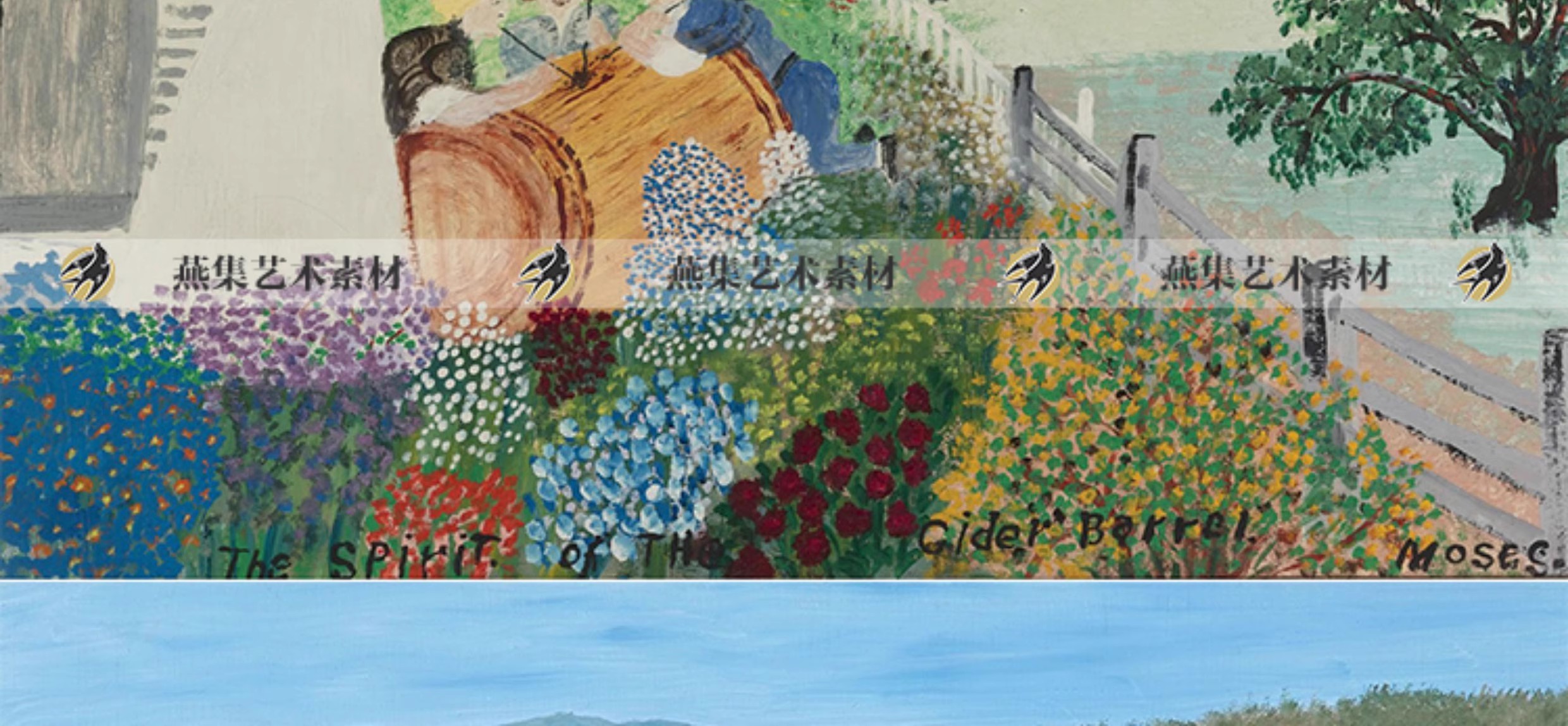 图片[9]-280幅，摩西奶奶Grandma Moses高清油画图集 当代艺术乡村风俗绘画芯素材-美肚杀分享