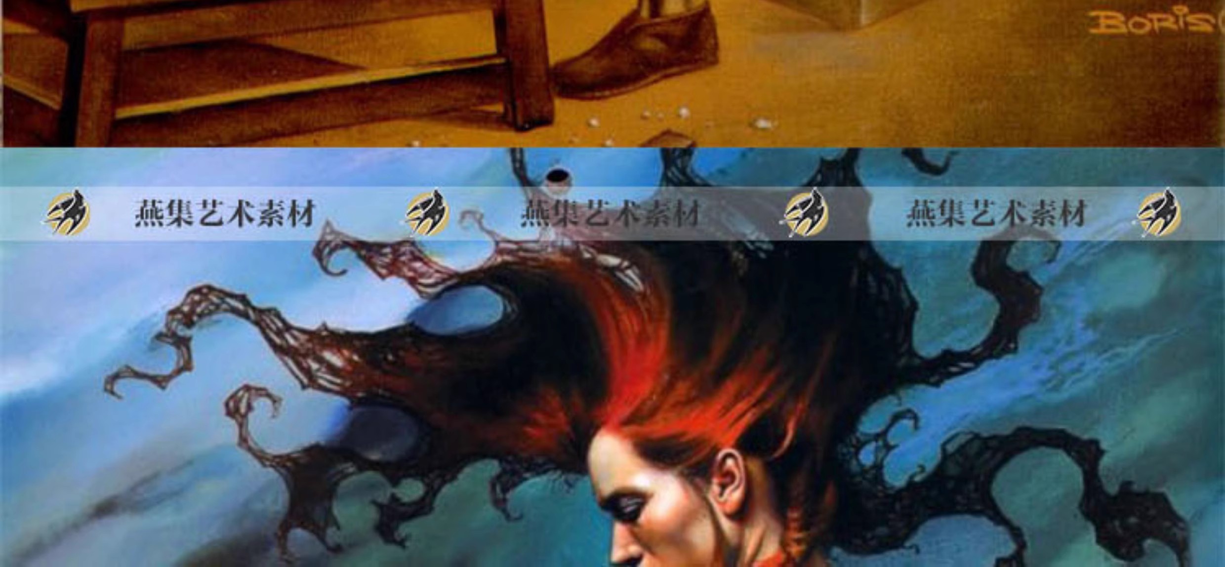 图片[9]-1000幅，Boris Vallejo艺术CG科幻插画 幻想英雄美女角色设定美术资料素材-美肚杀分享