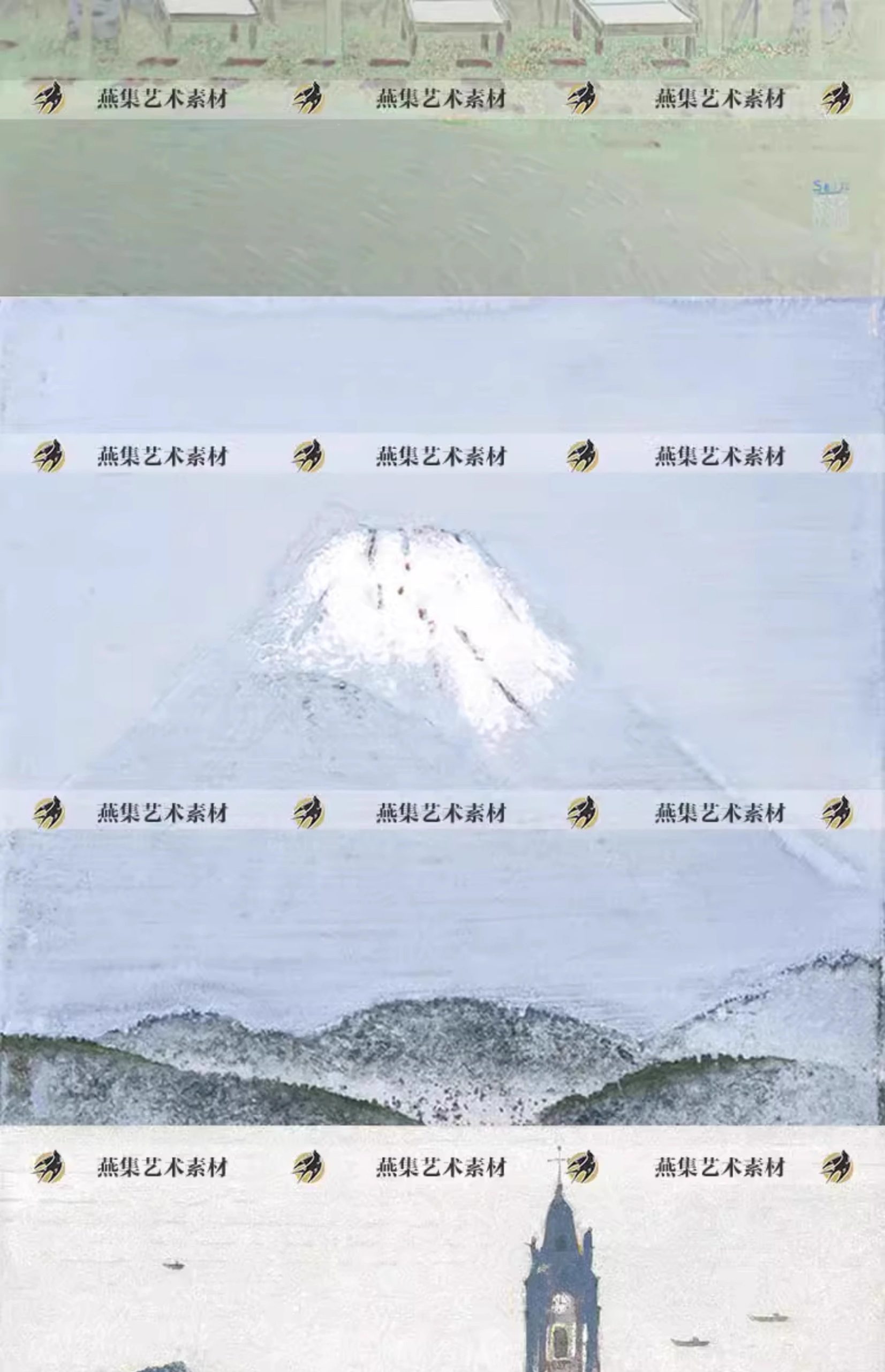 图片[10]-177幅，吉村诚司岩彩画集 日本和风唯美梦幻风景静物插画电子图片素材-美肚杀分享