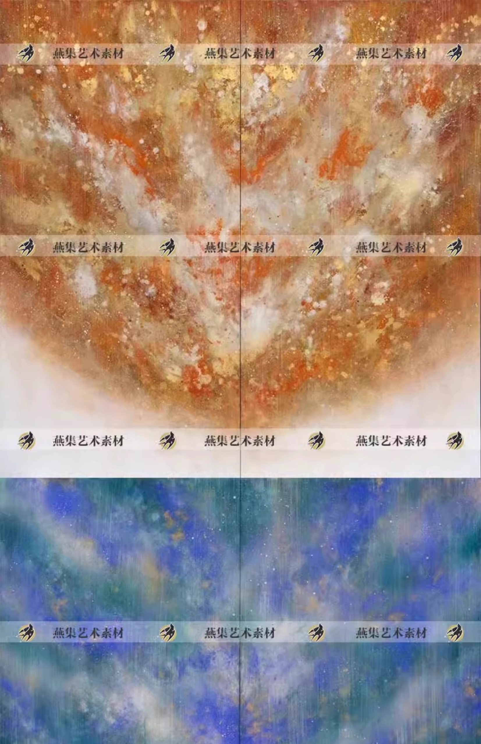 图片[10]-56幅，佐藤健太郎绘画Kentaro Sato岩彩画作品日本艺术绘画参考图片素材-美肚杀分享