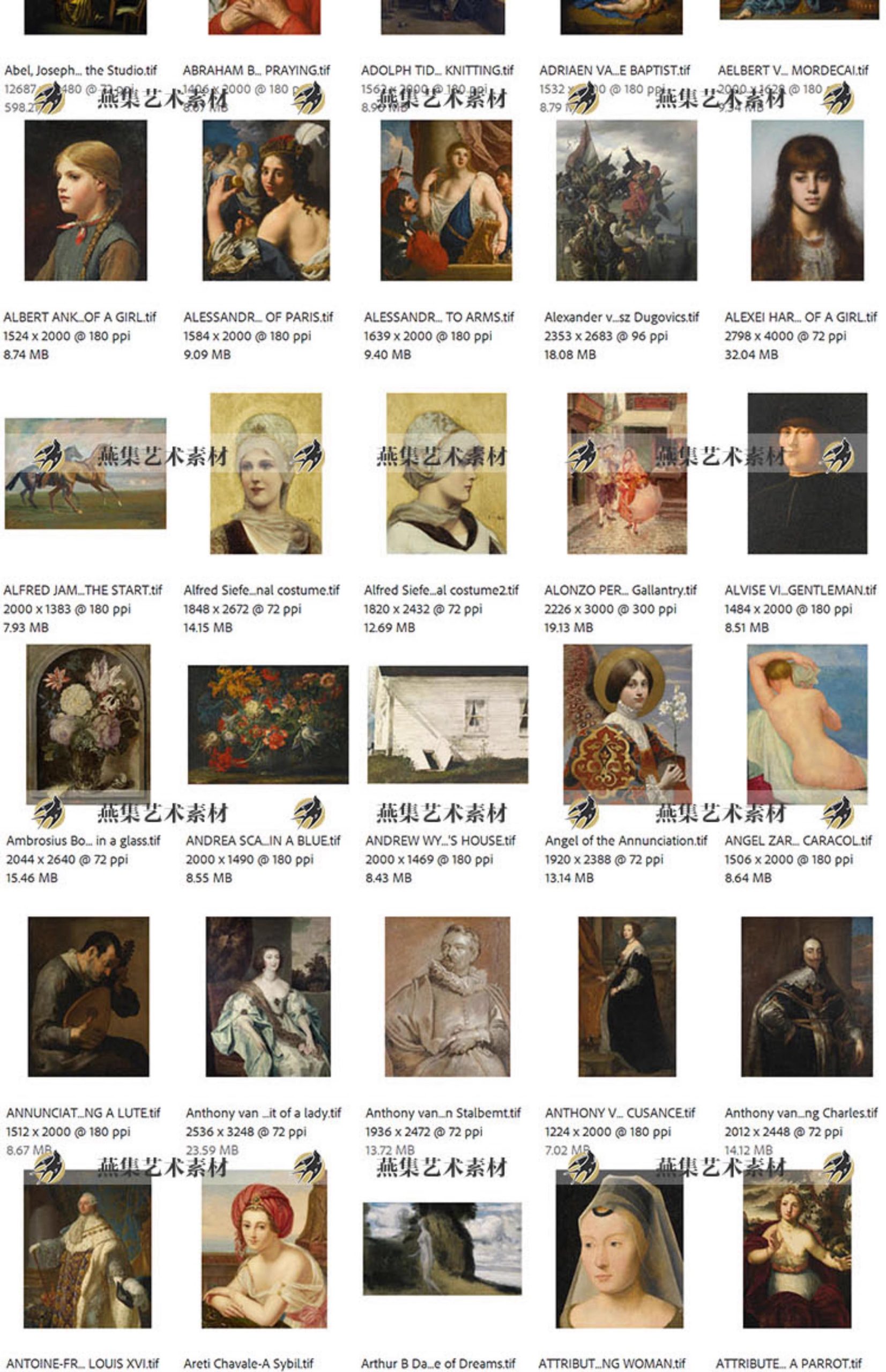 图片[10]-246幅10.1G匈牙利美术馆藏油画合集高清电子版人物风景静物素材-美肚杀分享