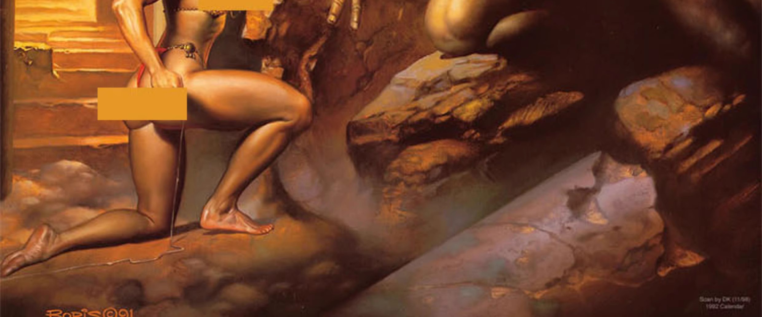 图片[11]-1000幅，Boris Vallejo艺术CG科幻插画 幻想英雄美女角色设定美术资料素材-美肚杀分享