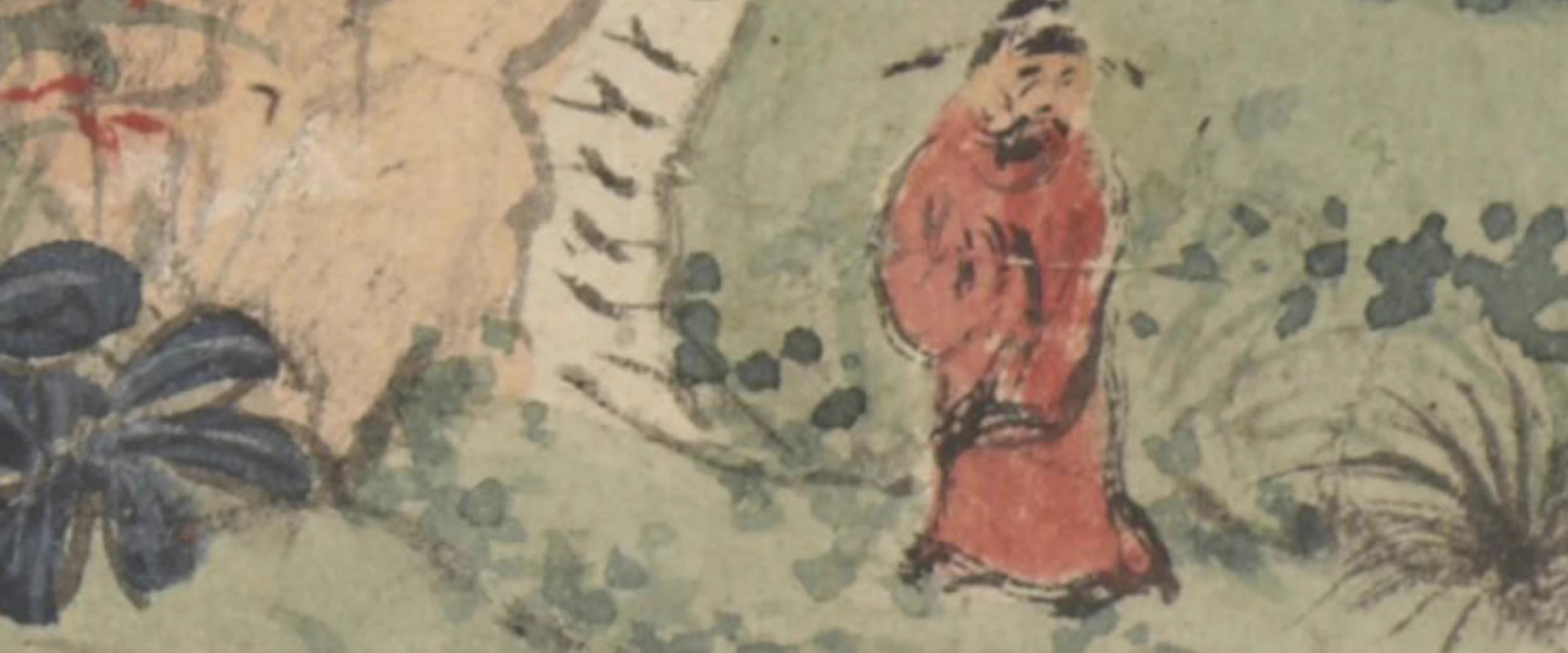 图片[11]-125幅，清 王时敏绘画作品合集 杜甫诗意图高清山水国画图片电子版素材-美肚杀分享
