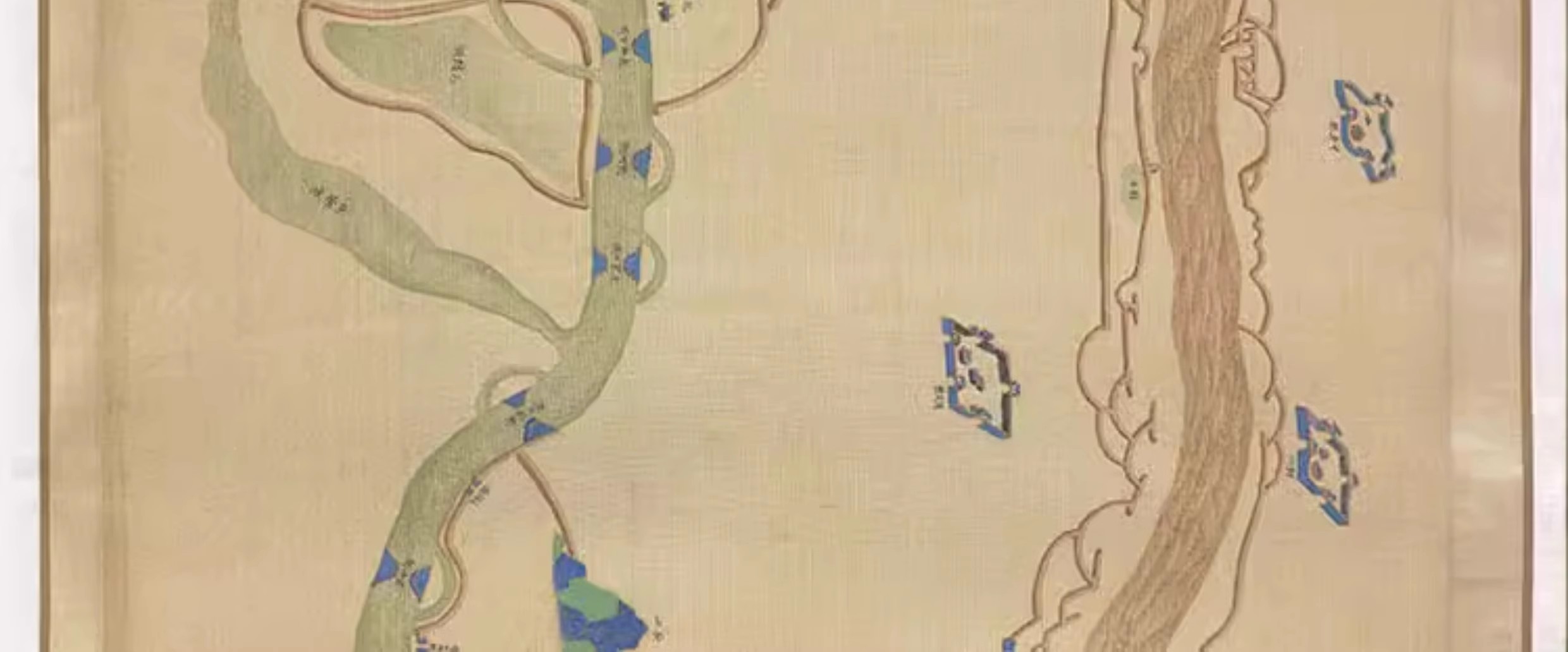 图片[11]-清代大运河地图古代老地域隋唐水路舆图参考资料高清电子图片素材-美肚杀分享