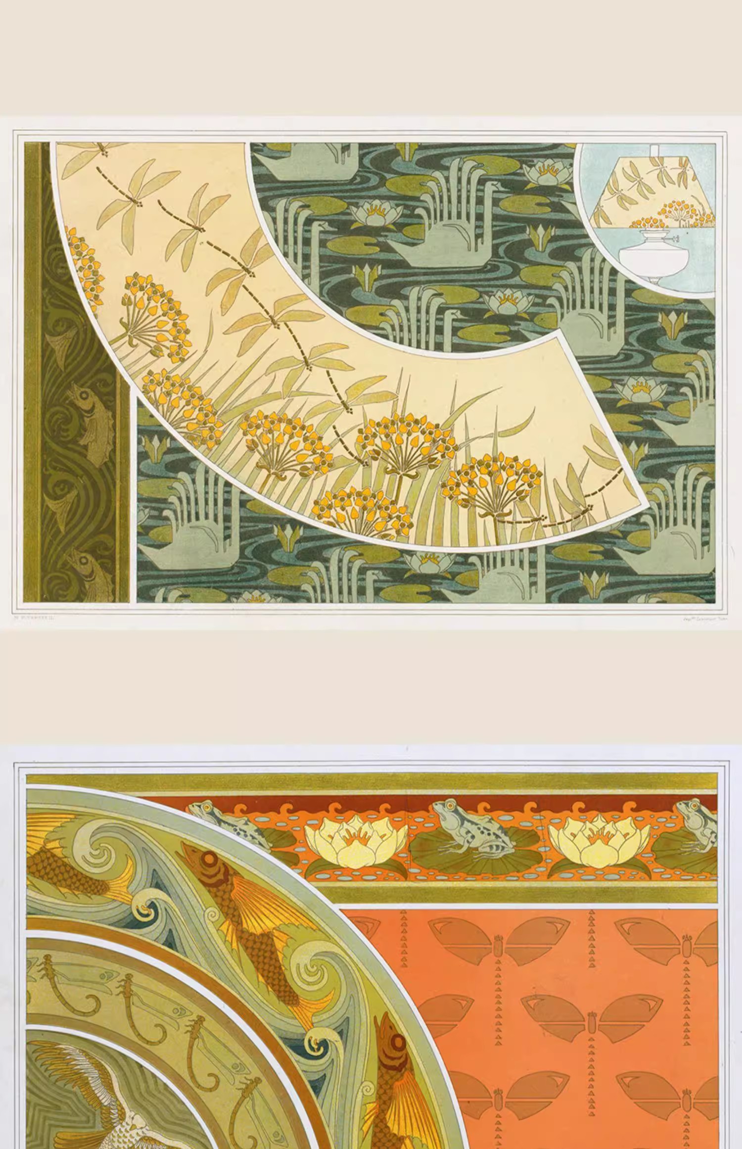 图片[12]-132幅，法国新艺术风格Maurice Pillard Verneuil纹样参考电子版图片素材-美肚杀分享