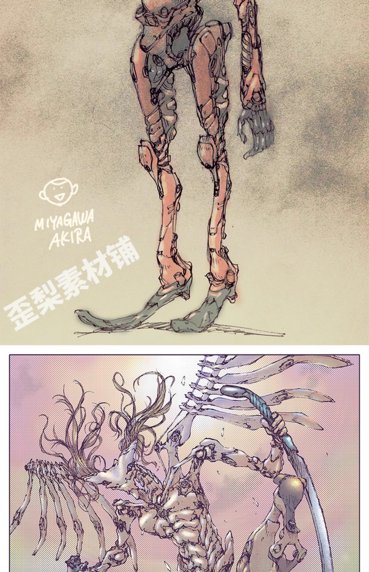 图片[13]-131张，线条大师 Akira Miyagawa绘画 插画线稿草稿等美术电子图片参考-美肚杀分享