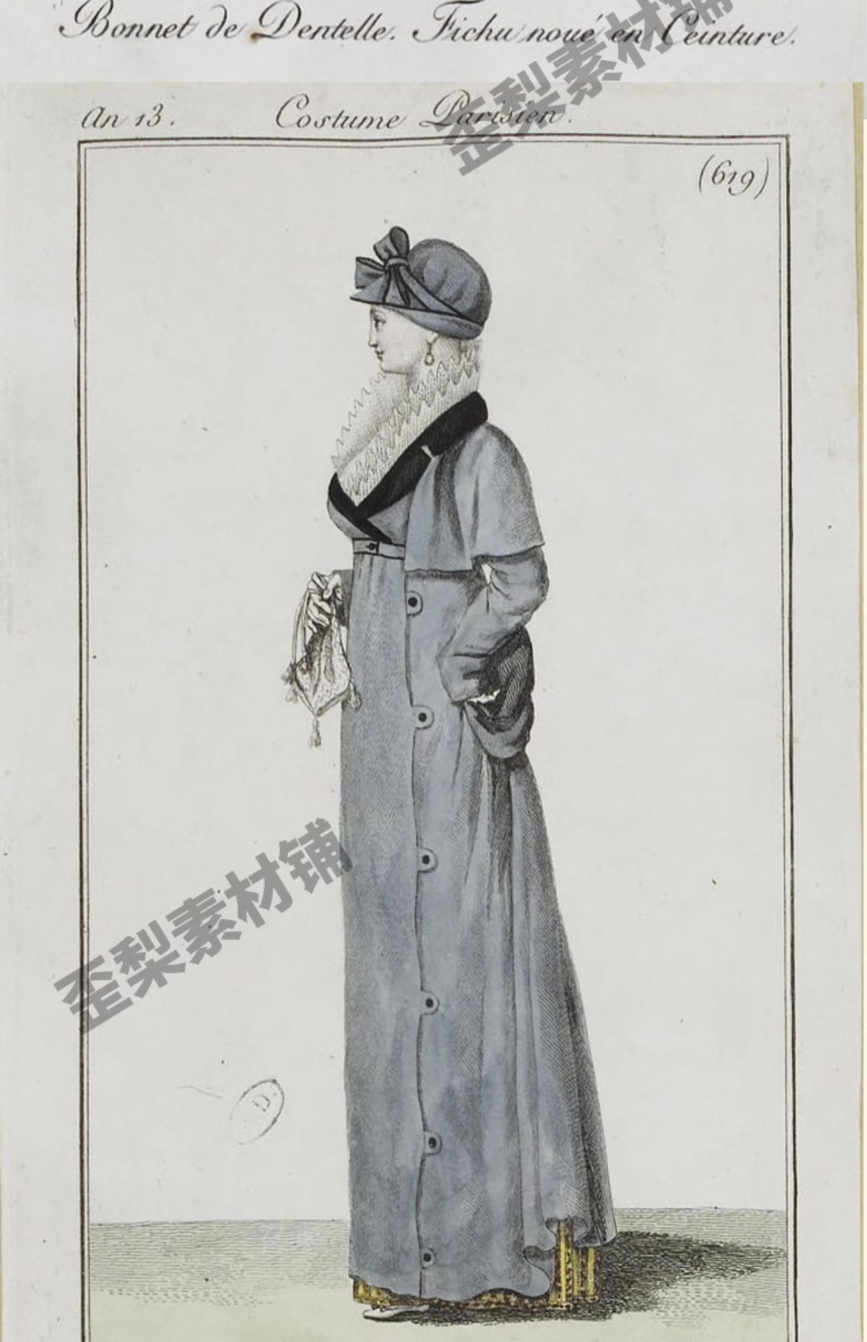 图片[17]-120幅，FashionPlates1804-1805欧美时装手账电子版图片素材junk journal-美肚杀分享
