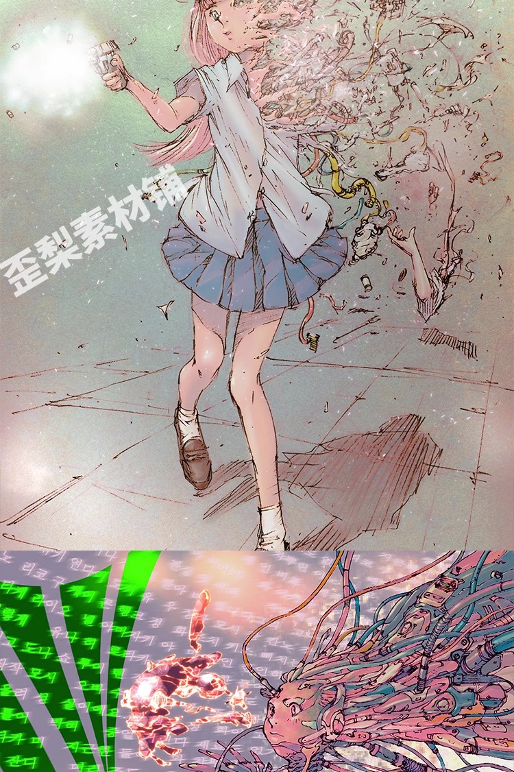 图片[19]-131张，线条大师 Akira Miyagawa绘画 插画线稿草稿等美术电子图片参考-美肚杀分享